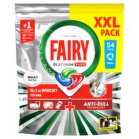 Fairy Platinum Plus  Dishwasher Tablets, Breeze, 54 Capsules