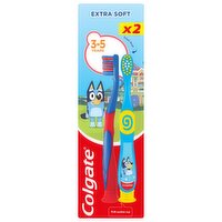 Colgate Kids 3-5 Years Bluey Extra Soft Manual Toothbrush x2