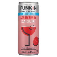 Funki̇n Alcohol Free Strawberry Daiquiri Nitro Cocktails 200ml
