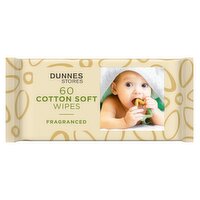 Dunnes Stores 60 Fragranced Cotton Soft Wipes