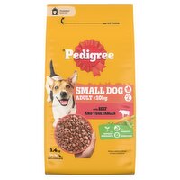 Pedigree Small Dog Adult with Beef and Vegetables 1.4kg