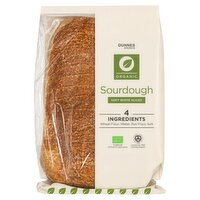 Dunnes Stores Organic Soft White Sliced Sourdough 680g