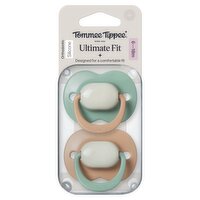 Tommee Tippee Ultimate Fit Soother, 6-18 Months, 4 Pack, Orthodontic Dummy
