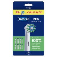 Oral-B Pro Cross Action Toothbrush Heads, 10 Counts