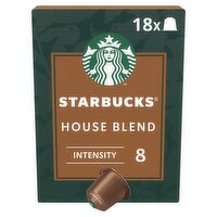 STARBUCKS House Blend by NESPRESSO Coffee Pods, Medium Roast, 93.6g box of 18