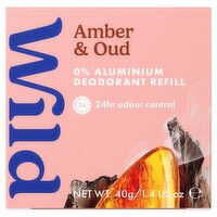 Wild Amber & Oud Deodorant Refill 40g