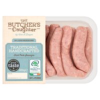 The Butcher's Daughter Traditional Handcrafted Irish Pork Sausages 400g