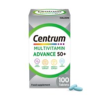 Centrum Advance 50+ Multivitamins & Vitamin Tablets, 100s