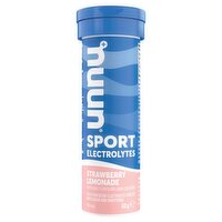 Nuun Sport Electrolytes Strawberry Lemonade Effervescent Electrolyte Tablets 10 x 5g (50g)