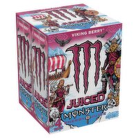 Monster Juiced Viking Berry Energy Juice 4 x 500ml