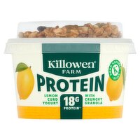 Killowen Farm Protein Lemon Curd Yogurt with Crunchy Granola 190g