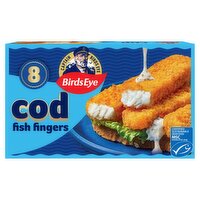 Birds Eye 8 Breaded Cod Fish Fingers 240g
