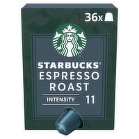 STARBUCKS Espresso Roast by NESPRESSO Coffee Pods, Dark Roast, 198g box of 36