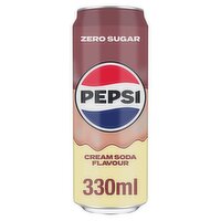 Pepsi Cream Soda Flavour Zero Sugar Can 330ml
