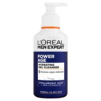 L'Oréal Paris Men Expert Power Age Hydrating Gel Cleanser for Normal to Dry Skin 260ml