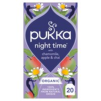 Pukka 40 Organic with Chamomile, Apple & Chai 36g
