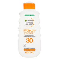 Garnier Ambre Solaire Hydra 24H Protect SPF30 Sun Cream Lotion 400ml