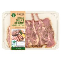 Dunnes Stores Irish Lamb Garlic & Rosemary Shoulder Rack Chops 400g
