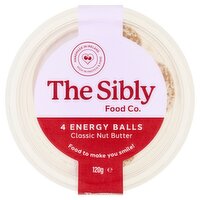 The Sibly Food Co. 4 Classic Nut Butter Energy Balls 120g