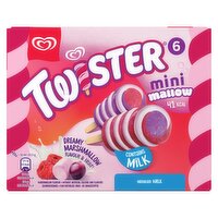 Twister Mini Mallow Ice Cream Lollies 6 x 50ml