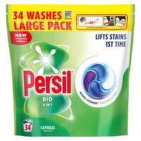 Persil Bio 4 in 1 fast-dissolving laundry capsules, 34 washes