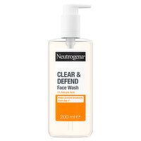 Neutrogena Clear and Defend 2% Salicylic Acid Face Wash 200ml