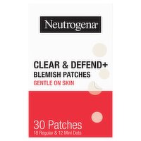 Neutrogena Clear & Defend+ Blemish Patches, 30 Patches
