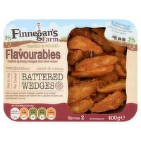 Finnegan's Farm Battered Wedges 400g