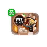 Fit Foods Chicken & Stuffing with Potatoes and Gravy 400g