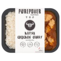 PUREPOWER Nutrition Katsu Chicken Curry with White Rice 400g