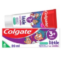 Colgate Little Kids' Smiles 3+ Years Delicate Mint Toothpaste Travel Sized 20ml