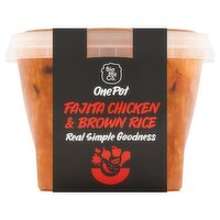 Big Pot Co. One Pot Fajita Chicken & Brown Rice 400g