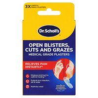 Dr. Scholl's Open Blisters, Cuts and Grazes Medical Grade Plasters