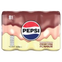 Pepsi Cream Soda Flavour Can 8 x 330ml