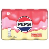 Pepsi Strawberries 'N' Cream Flavour 8 x 330ml