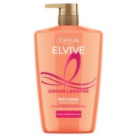 L'Oréal Paris Elvive Dream Lengths Restoring Shampoo, for Long Hair, 1000ml