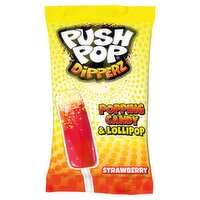 Push Pop Dipperz Popping Candy & Lollipop Strawberry 12g