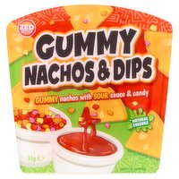 Zed Candy Gummy Nachos & Dips 51g