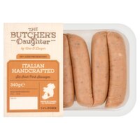 The Butcher's Daughter Italian Handcrafted Six Irish Pork Sausages 340g