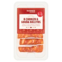 Dunnes Stores 6 Chorizo & Gouda Rollitos 66g