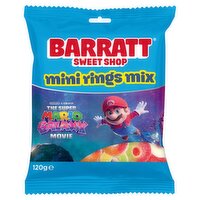 Barratt Sweet Shop Mini Rings Mix 120g