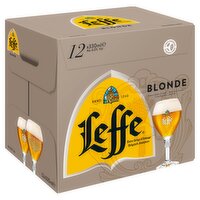 Leffe Blonde Beer Bottles 12x330ml