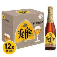 Leffe Blonde Beer Bottles 12x330ml