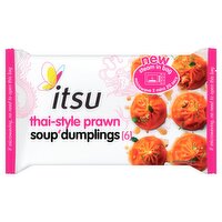 itsu Thai prawn soup dumplings 168g