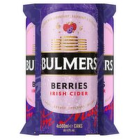 Bulmers Berries Irish Cider 4 x 500ml