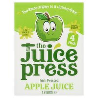 The Juice Press Irish Pressed Apple Juice 4 x 180ml