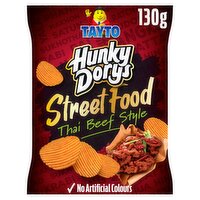 Tayto Hunky Dorys Street Food Thai Beef Style Flavour 130g
