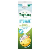 Tropicana Hydrate+ Refreshing Pineapple with Coconut Water Juice Drink 850ml