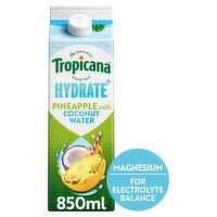 Tropicana Hydrate+ Pineapple Fruit Juice with Coconut Water 850ml