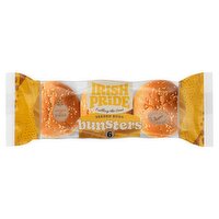 Irish Pride 6 Seeded Buns Bunsters 300g
